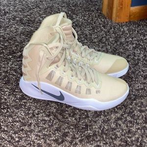Nike Gold Hyperdunk Basketball Shoes